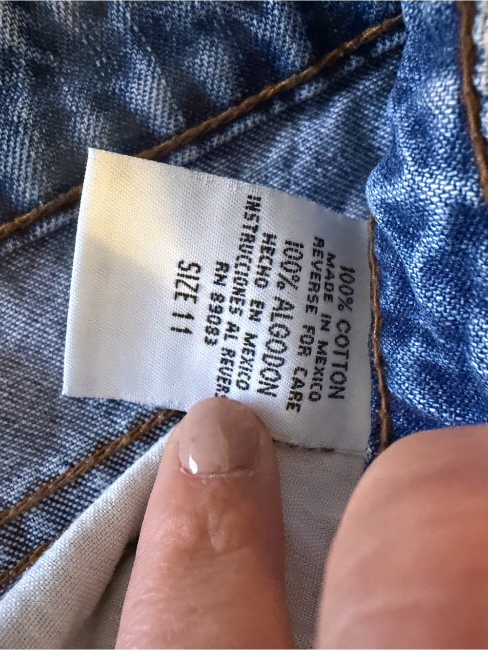 lei Light Blue Denim Jean Shorts - Picture 2 of 3